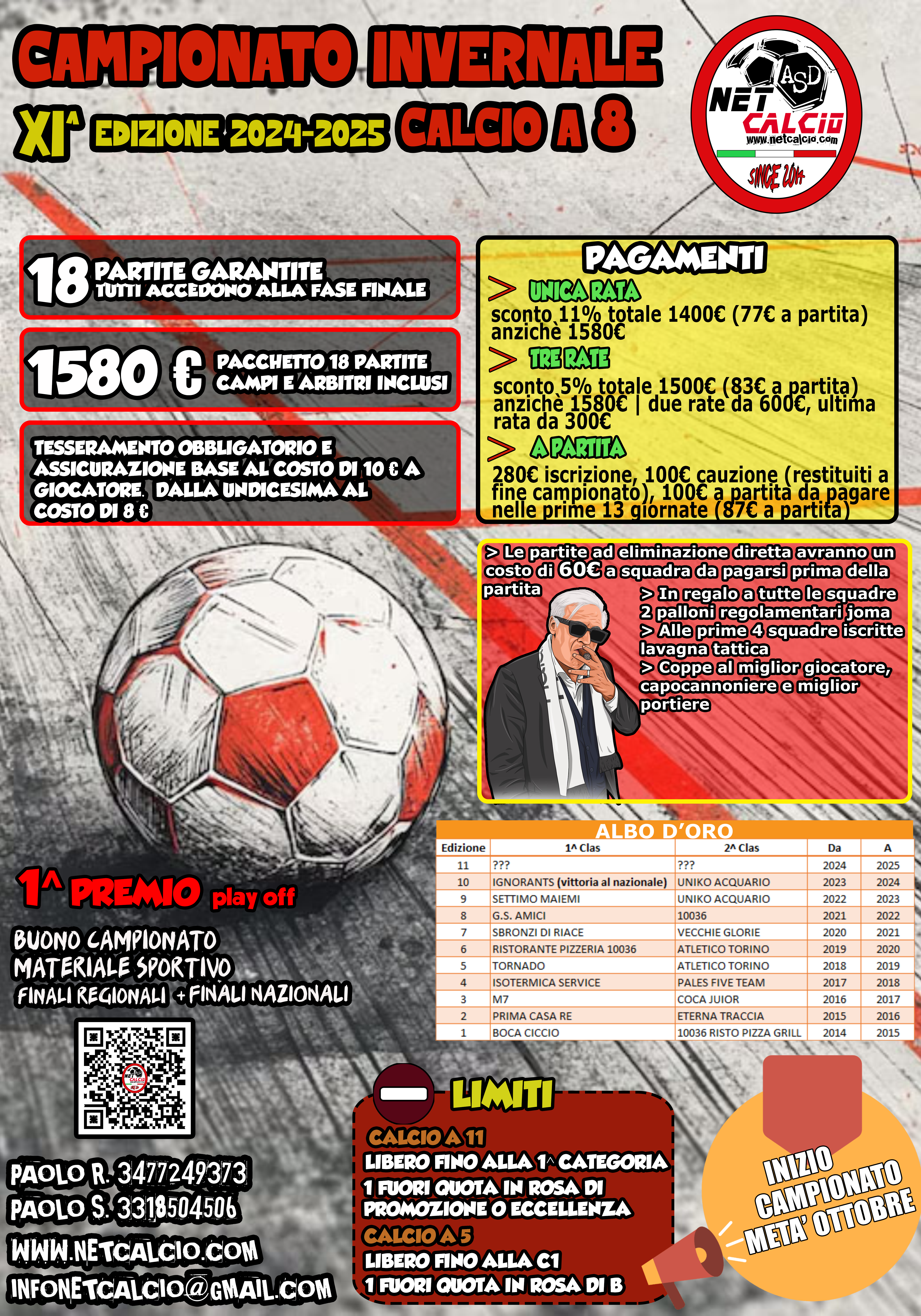 XI^ edizione Calcio a 8